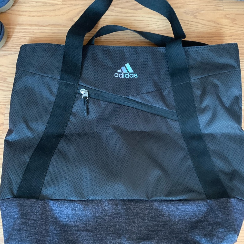 Black adidas athletic bag